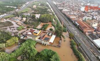 Vista aèria del municipis de Carcaixent