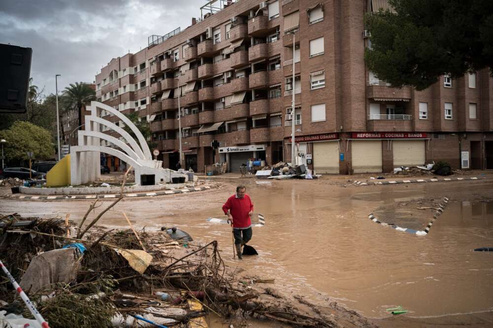 Estragos ocasionados por la DANA, a 4 de noviembre de 2024, en Paiporta, Valencia. Foto: Diego Radamés / Europa Press