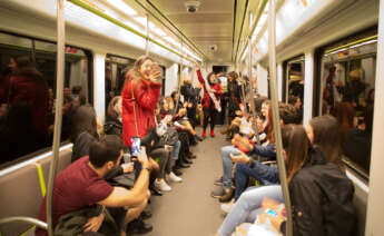 Metrovalencia de FGV durante Nochevieja