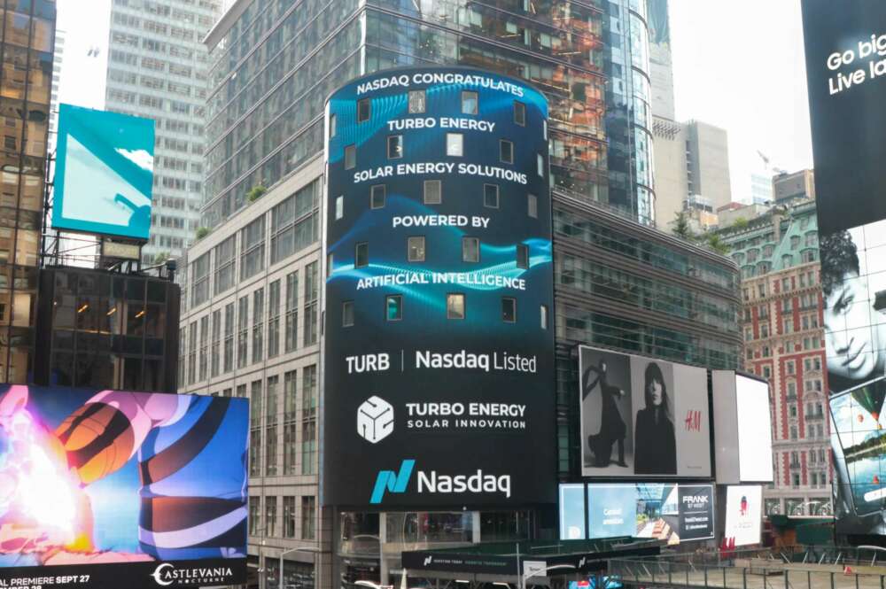 Turbo Energy, filial de Umbrella Global Energy, cotiza en el Nasdaq 100 estadounidense. (Imagen: Turbo Energy)