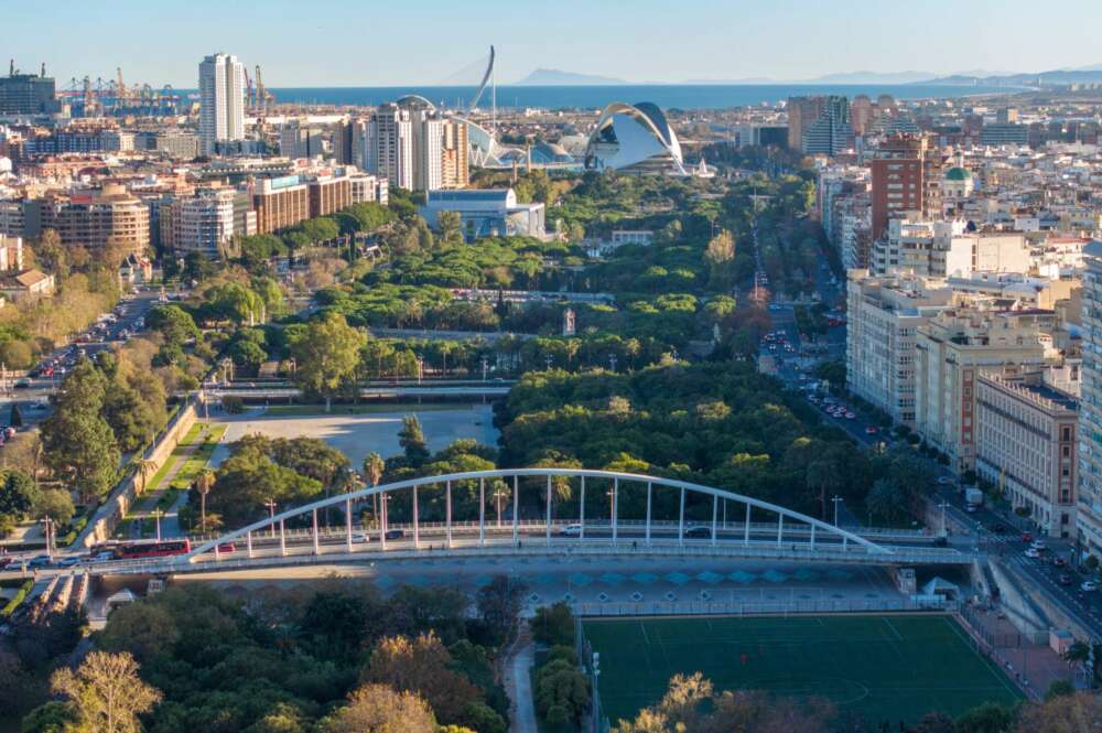 Jardi del Turia de Valencia, una de les millots ciutats en la retenció de talent