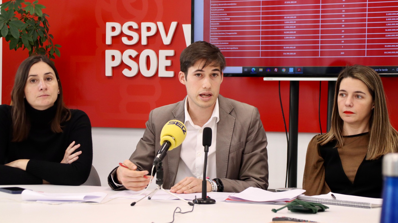 El Plan DANA del PSPV presentado por Borja Sanjuan