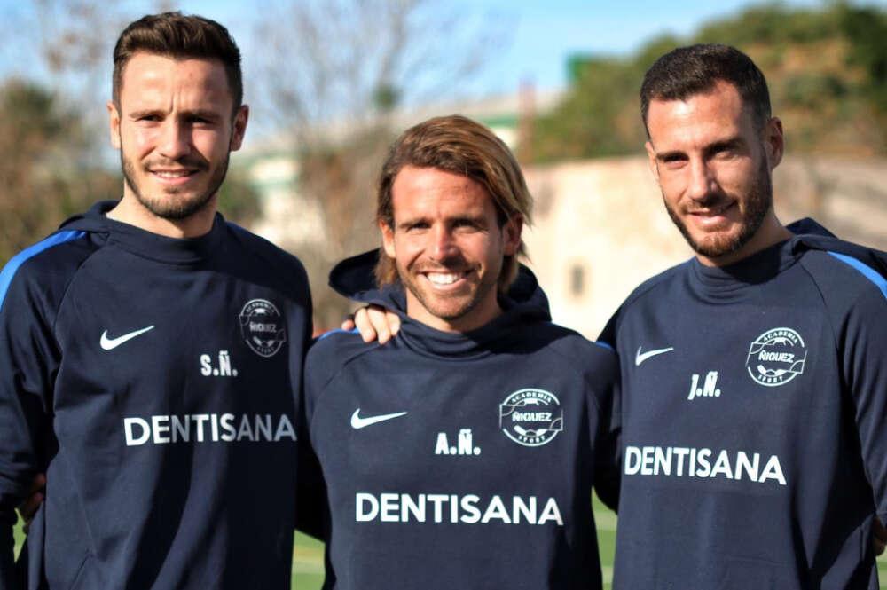 Aarón, Saúl y Jony Ñíguez (Foto: Twitter Aarón Ñíguez)