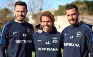 Aarón, Saúl y Jony Ñíguez (Foto: Twitter Aarón Ñíguez)