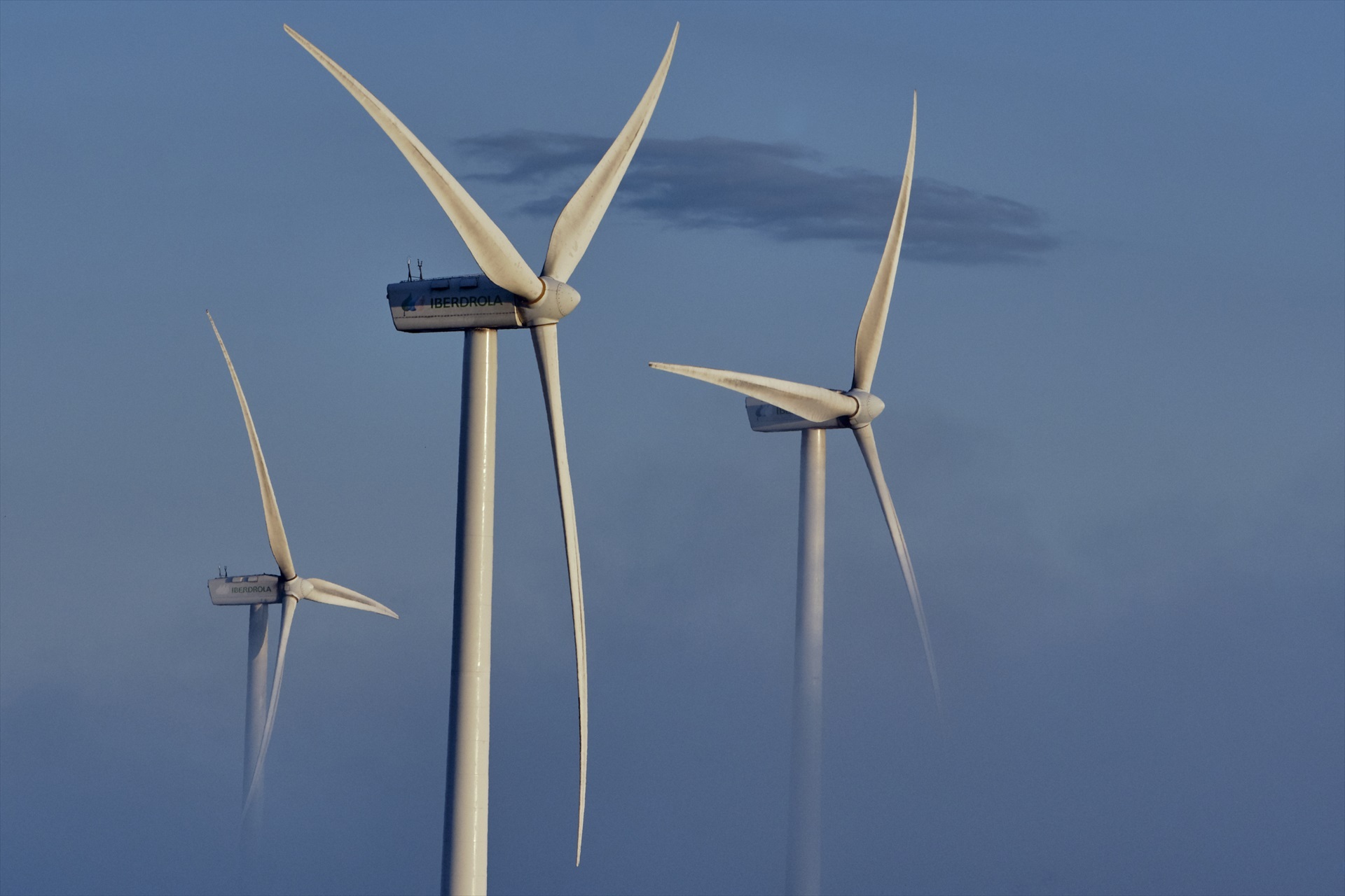 Aerogeneradores en un parque eólico. Foto: Agostime / Europa Press