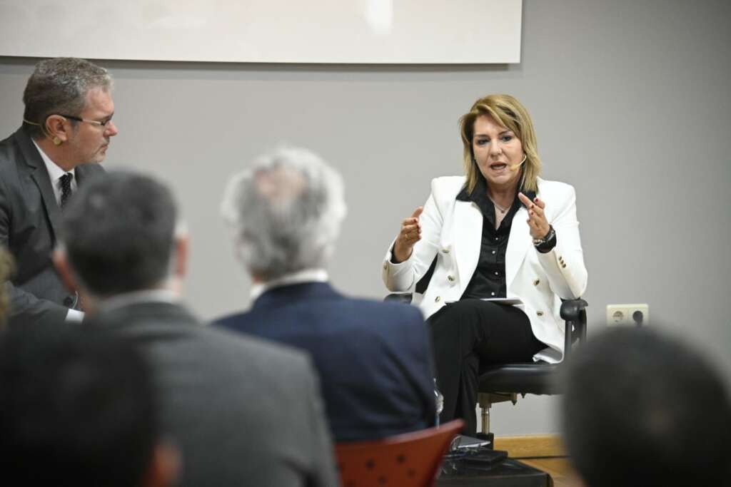 Susana Camarero en el foro 'La Reconstrucción' (Foto: Kike Taberner)