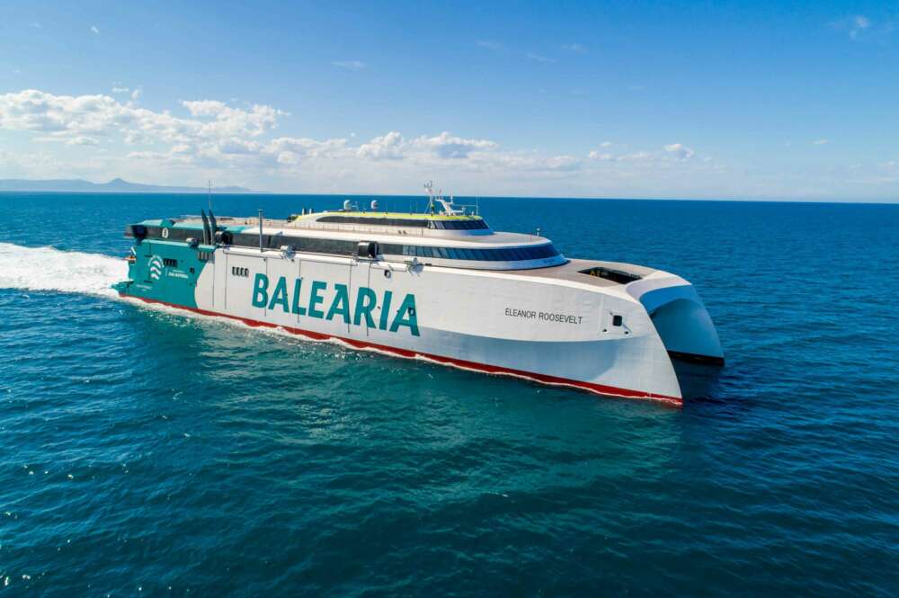 El fast ferry 'Eleanor Roosvelt' de Baleària