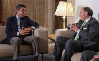 Reunión del presidente de la Generalitat, Carlos Mazón, con el presidente de Iberdrola, Ignacio Galán