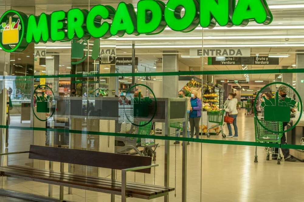 El interior de una tienda de Mercadona