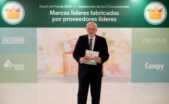 Juan Roig, presidente de Mercadona, en la rueda de prensa de resultados de 2024