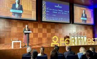 Ruth Merino en la clausura de Forinvest