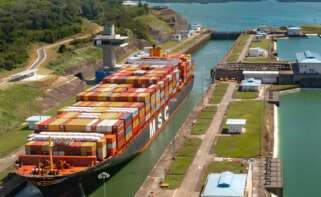 Buque de MSC en el Canal de Panamá (Foto: Europa Press).