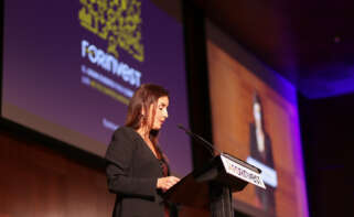 Ruth Merino en la clausura de Forinvest