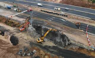 Obras de la A7 por la DANA