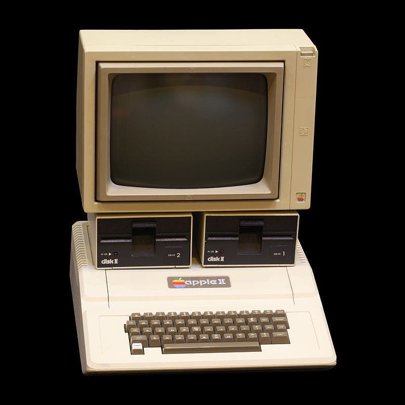 El ordenador Apple II de Steve Jobs. Foto: CC0/Apple