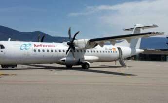 Un aparato de Air Europa en el aeropuerto Andorra-La Seu / GENCAT.CAT