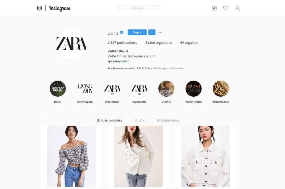 Zara, H&M, Prada, Adidas y Nike ya venden ropa en Instagram - Economía  Digital