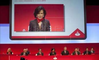 Ana Botín preside la junta extraordinaria del Santander