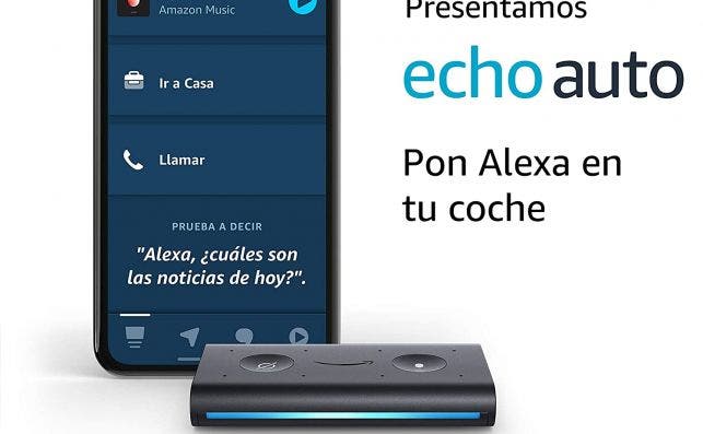 Echo Auto. Altavoz inteligente con Alexa para coches