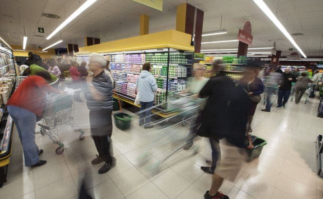 Un supermercado de Mercadona en su interior, uno de los supers que abrirá este puente de la Constitución.