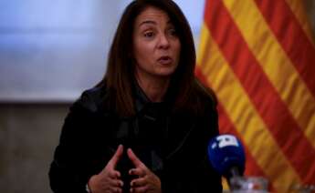 La portavoz del Govern de la Generalitat, Meritxell Budó, durante una entrevista el 3 de enero de 2021 | EFE/QG/Archivo