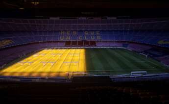 Vista general del Camp Nou. Las elecciones del FC Barcelona penden de un hilo por la evolución del coronavirus en Cataluña | EFE/MP/Archivo