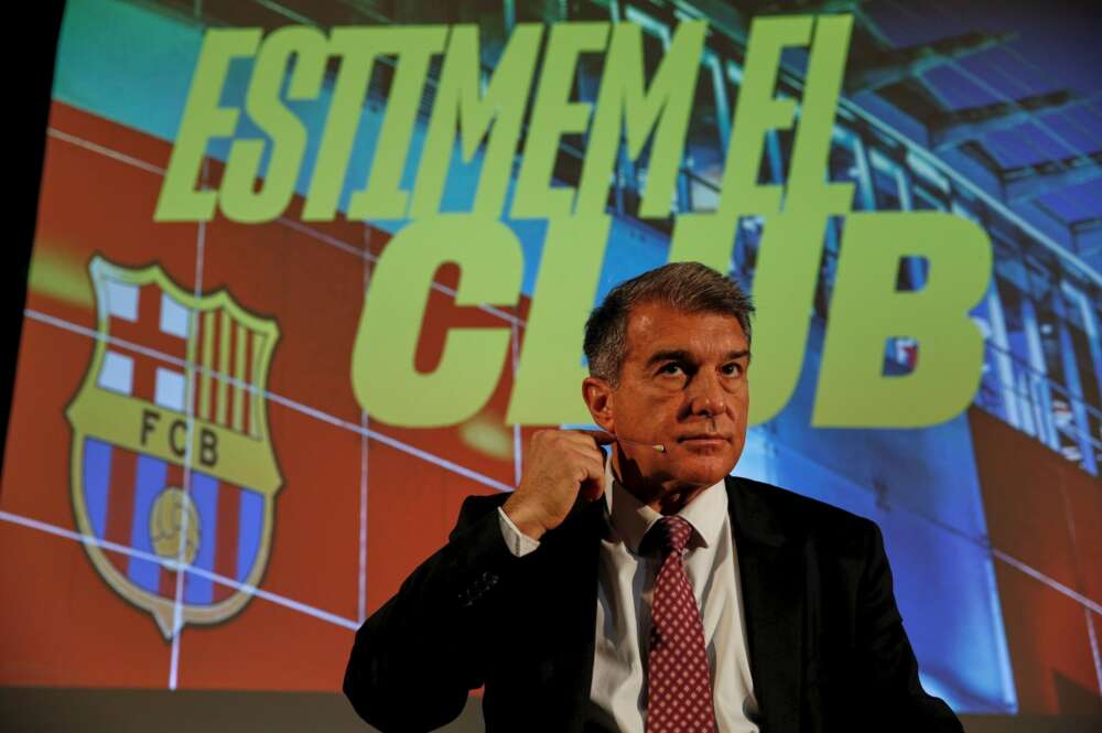 Joan Laporta, presidente del Barça