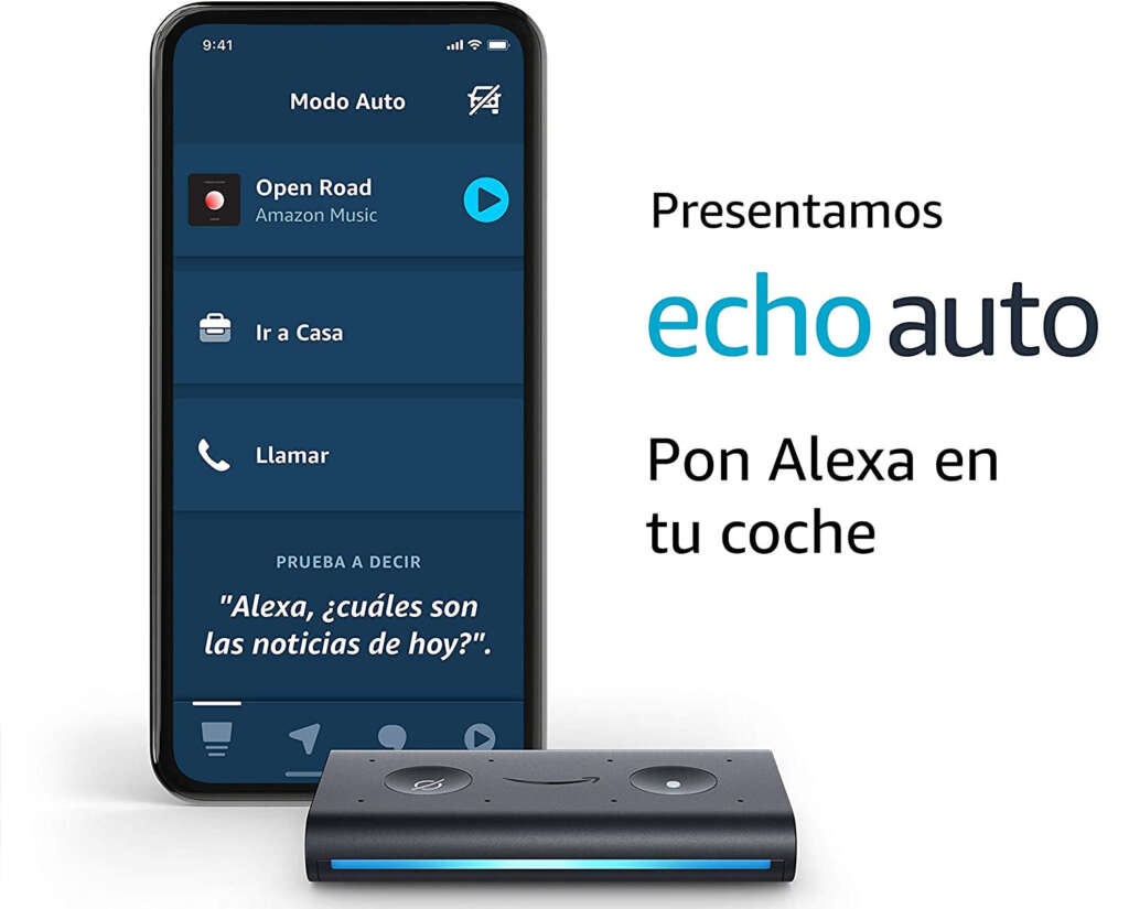 El dispositivo Echo Auto, disponible en Amazon