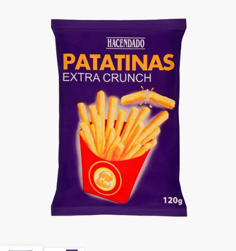 Patatinas extra crujientes de Mercadona