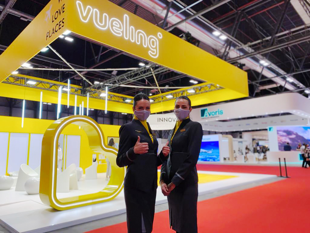 Stand de Vueling en Fitur 2021