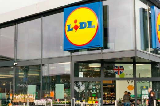 Fachada exterior de una tienda de Lidl