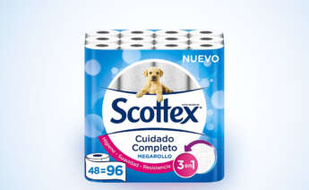 Este es el pack de papel higiénico de Scottex que Amazon vende con un 28% de descuento./ Amazon