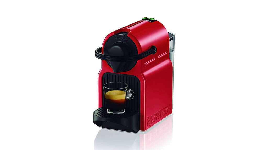 rups Nespresso Inissia XN1005 en color rojo, rebaja en Amazon