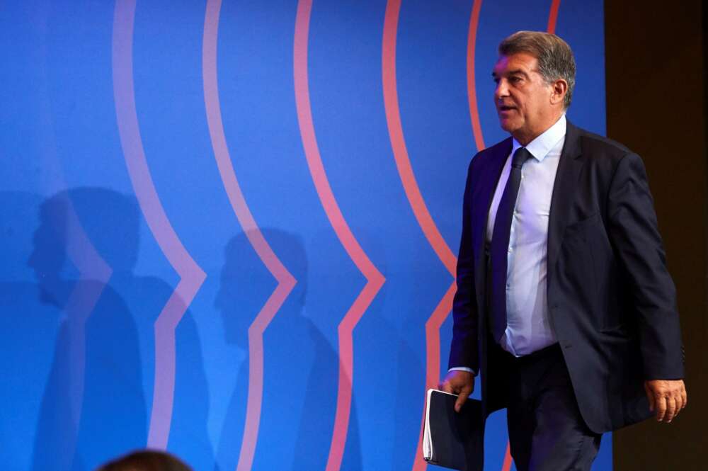 Joan Laporta, presidente del Barça