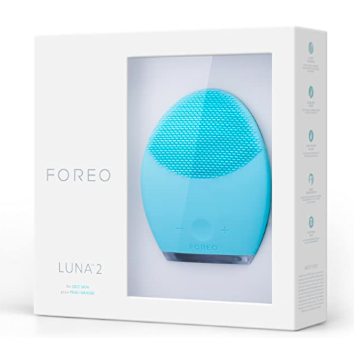 El cepillo Luna 2 de Foreo cuenta con una puntuación de 4,5 estrellas sobre 5 en Amazon