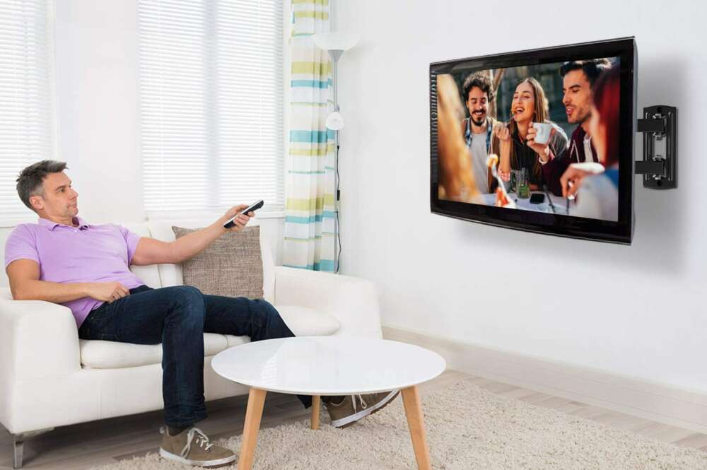 El soporte de TV para pared top ventas en  es articulable, reclinable  y giratorio