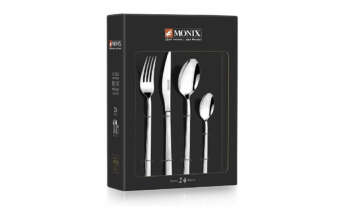 Set de cubiertos de 24 piezas de Monix Siena, en Amazon