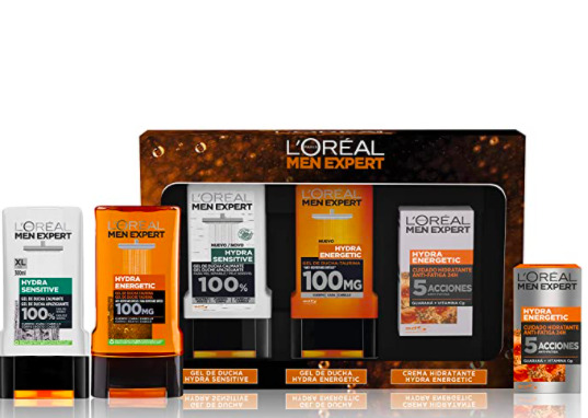 El L'Oréal Men Expert Pack de Ducha Antifatiga para Hombre en oferta en Amazon