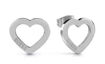 Pendientes Guess de acero inoxidable, en Amazon