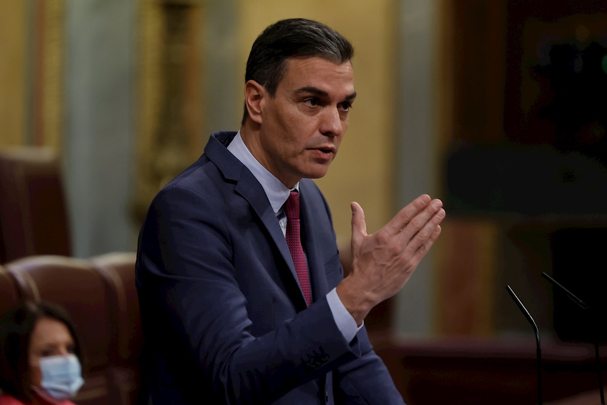 Pedro Sánchez en el Congreso. EFEPedro Sánchez en el Congreso. EFE