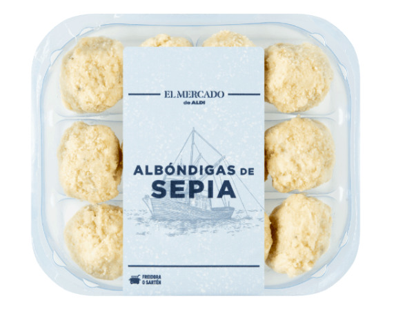 Las albóndigas de sepia de Aldi por 2,59 euros