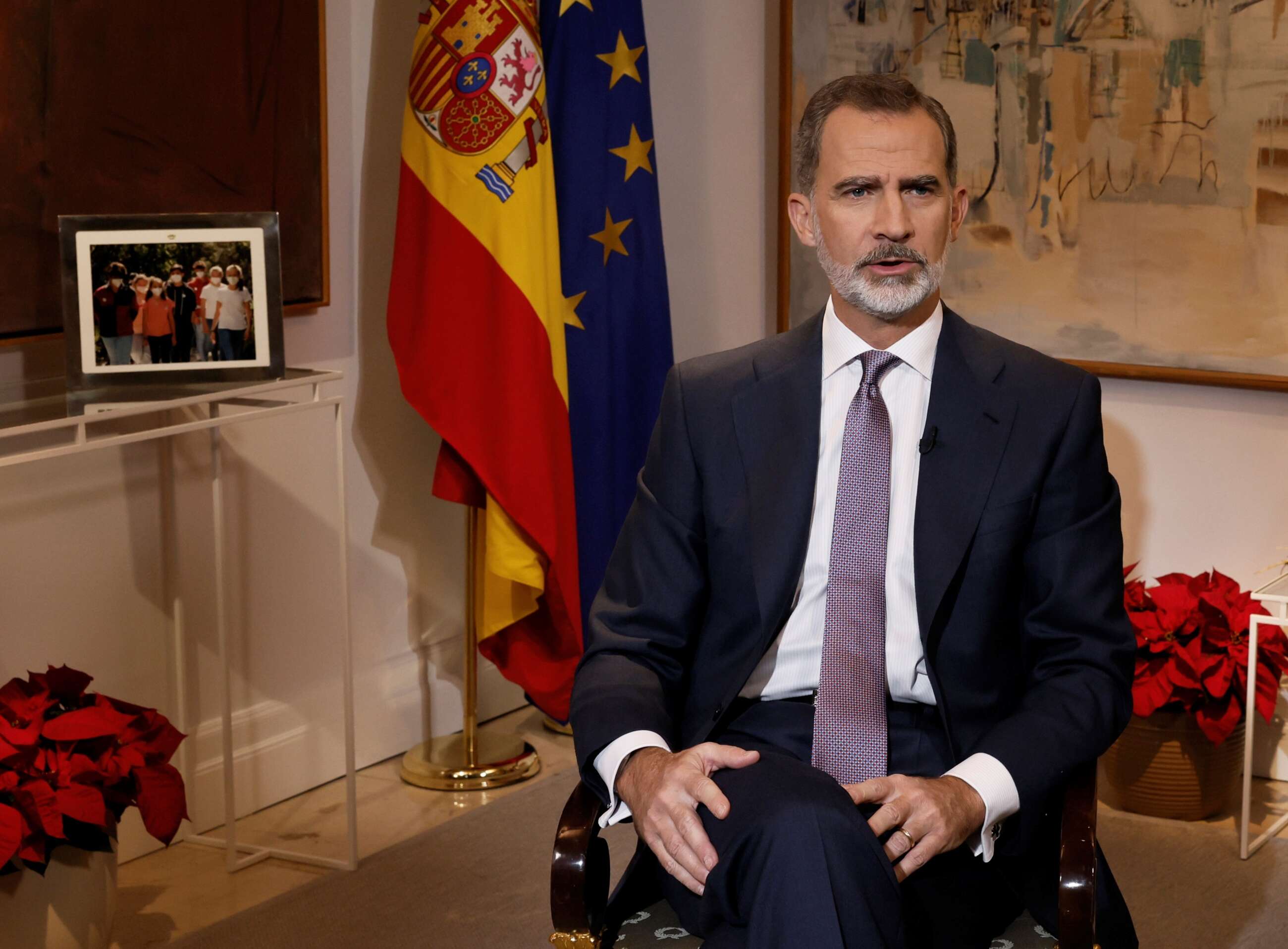 El Rey advierte sobre la gestión de los fondos europeos: "Es una ocasión que no podemos desaprovechar". EFE/Ballesteros