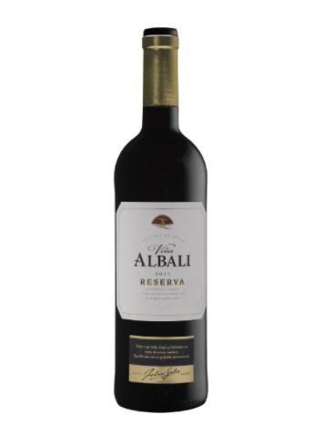 El Vino tinto Reserva D.O.P. Valdepeñas que venden en Aldi