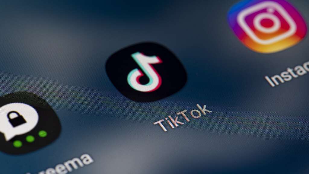 APlicación TikTok en iPhone