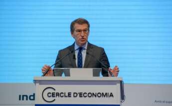 Alberto Núñez Feijóo, presidente del PP, en la reunión del Cercle de 2022. Imagen: Cercle d'Economia