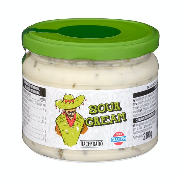 La salsa mexicana sour cream de Mercadona