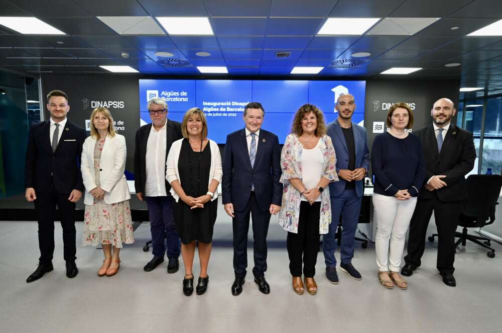 Aigües de Barcelona inaugura Dinapsis, concepto que surge de la combinación de ‘digital’ y del término científico ‘sinapsis’, un centro de innovación y conocimiento para la mejora de la salud de las personas, el medio y las ciudades en un contexto de emergencia climátic