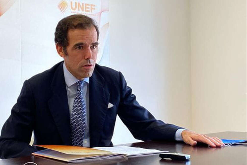 Rafael Benjumea, presidente de la UNEF.