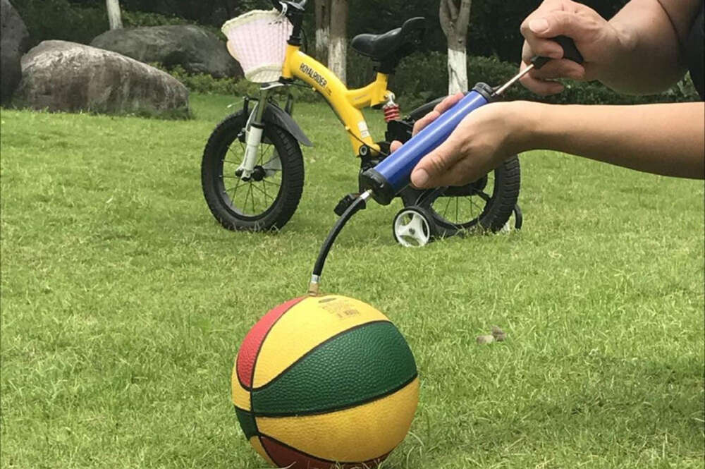 Bomba Aire Bicicleta Pelotas Colchones Inflables Balon