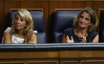 Yolanda Díaz y Teresa Ribera